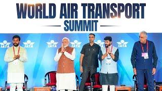 LIVE: PM Modi attends Plenary Session of World Air Transport Summit at Bharat Mandapam