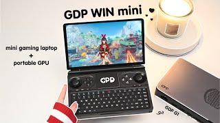 a tiny【Gaming】laptop : GPD Win Mini 2024 8840U + eGPU  32GB 2TB Genshin