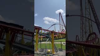 INTIMIDATOR 305 #themeparkrides #fast #rollercoaster #themepark #300feet