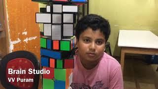 3x3x3 Solving the Rubik’s cube in | Brain Studio Bengaluru | V V Puram branch