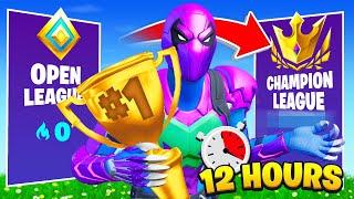 I played ARENA for 12 HOURS STRAIGHT! (Fortnite)