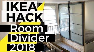 Studio Apartment Room Divider - IKEA HACK!