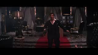 Scarface - Final Mansion Shootout scene (Re-sound) - 4K