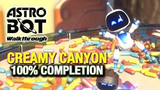 Creamy Canyon Walkthrough: All Bots & Puzzle Pieces + Hidden Coins (Astro Bot Guide)