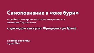 Фредерика де Грааф "Самопознание в “оке бури”"