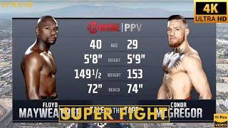 FLOYD MAYWEATHER JR (USA) vs CONOR MCGREGOR (IRELAND) SUPER FIGHT