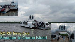 RO RO ferry Goa Ribandar to Chorao Island