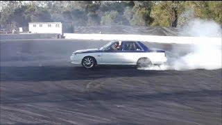 Nissan Skidline at MADAZ BURNOUTS