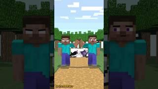 Herobrine and Steve | Masha ultrafunk #minecraft #herobrine #animation #shorts