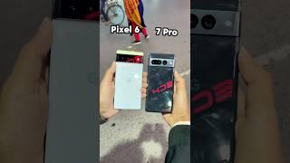 Google Pixel 6 Vs Google Pixel 7 Pro || Camera Zoom Teast! #shorts