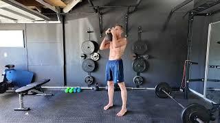 Kettlebell Shoulder Press Demonstration (Two Handed Variation)