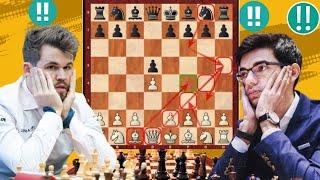 Clever  Chess Game :  22 By Magnus Carlsen vs Anish Giri