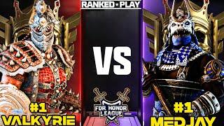 NUMBER 1 RANKED MEDJAY VS NUMBER 1 RANKED VALKYRIE! FOR HONOR