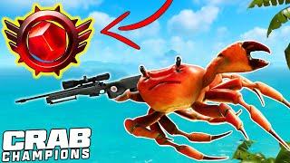 PUSHING FOR MY FIRST RUBY RANK! |  Crab Champions Gameplay