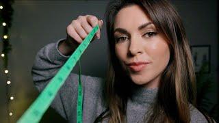 [ASMR] Measuring You VERY Precisely  Close Up Face Measuring & Personal Attention