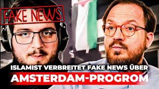 Islamist verbreitet Fake News über Amsterdam-Pogrom