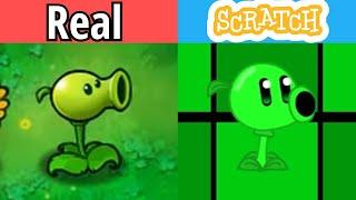 Plants Vs Zombies but on Scratch