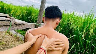 ASMR Incredible Relaxation Back Massage With A Gentle Breeze @ridhomassageind