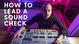 How to Conduct a Sound Check for Worship Band