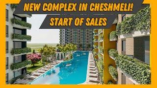 New complex in Cheshmeli, Mersin. 2+1, 3+1 apartments