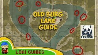 Old Burg Lake Guide - Best Spots & Baits for Float, Feeder and Spinning - Russian Fishing 4