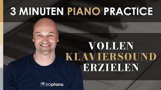 Wie du einen volleren Klaviersound erzielst - Dreiklänge voller klingen lassen - Zapiano Methode