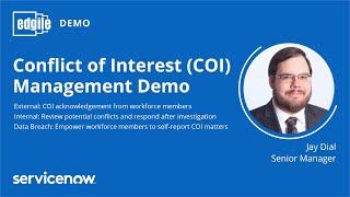 Conflict of Interest (COI) Management Demo