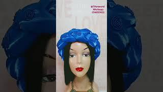 Luxe Beaded 2 in 1 Turban with Braided Headband...#weddings #turban #beautiful #fypage#tifaraworld