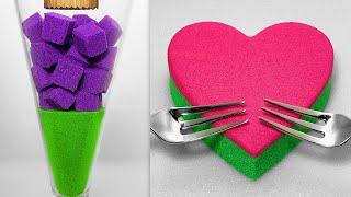 Very Satisfying and Relaxing Compilation 309 Kinetic Sand ASMR