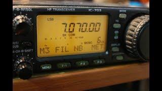 ICOM IC-703 на вход прилетело 100Вт (repair)