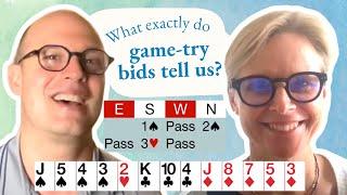 What exactly do game-try bids tell us? - with Bridget Rampton