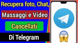 Come Recuperare Messaggi, Chat, Foto E Video Cancellati Di Telegram (2022)