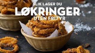 Sprø løkringer helt uten frityr - ja det er mulig! | TINE Kjøkken