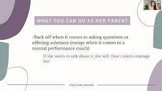 Mental Block Jumpstart Training for Parents - Session 2