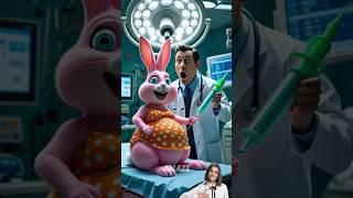 ️ Evolution of Baby: Pregnant Rabbit on hospital with Doctor  AMAZE  #cat​ #cute​ #love​ #shorts​