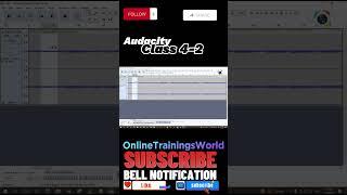 Hidden Trick to Remove Noise from Audio with Audacity surprised #OnlineTrainingsWorld #onlineediting