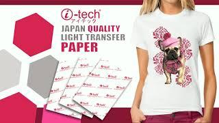 Japan i-Tech Light Transfer Paper for light fabric