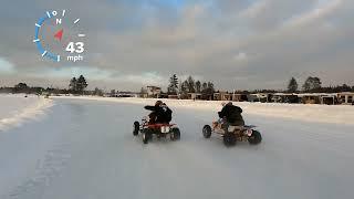 Ice Racing UMIRA studded quad