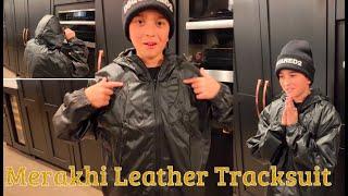 Reviewing Merakhi Leather Hooded Tracksuit