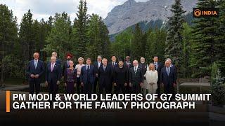 LIVE: PM Modi & World Leaders of G7 Summit gather for the family photograph in Kananaskis, Canada