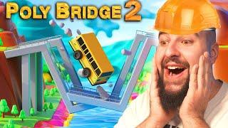 CONSTRUYENDO PUENTES EN POLY BRIDGE 2