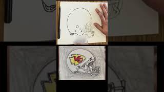 #how to draw a Football Helmet #easy drawing  #shorts