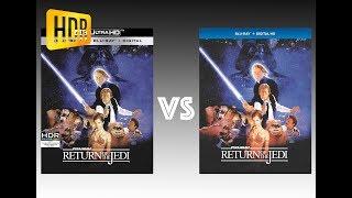 ▶ Comparison of Return of Jedi 4K83 + 3hirdEye® in 4K HDR10 vs Regular Version