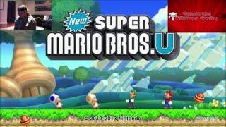 Let's Play New Super Mario Bros. U Cemu Nintendo Wii U Emulator 1.22.2 W1 & W2 All Star Coins 100%