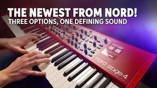 Nord Stage 4 Pianos — 88 vs. HA73 vs 73 Compact Demo