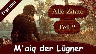 Skyrim | M'aiq der Lügner - Alle Zitate mit Erklärung [Teil 2]