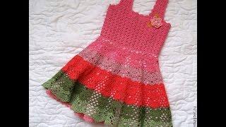 Вязание Крючком - Детский Сарафан 2020 / Knitting Hook Baby Summer Dress / Baby-Sommer-Kleid