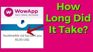 WowApp Payment Proof – See How Long It Takes to Earn! (REAL Proof)