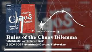 [EGTS 2022 SF TB] takehirotei as "Infinite Limit" - Rules of the Chaos Dilemma