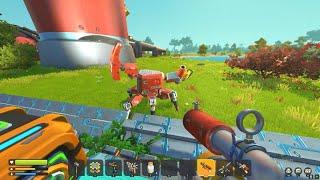 EASY 1 HIT FARMBOT DEFENCE - Scrap Mechanic Survival